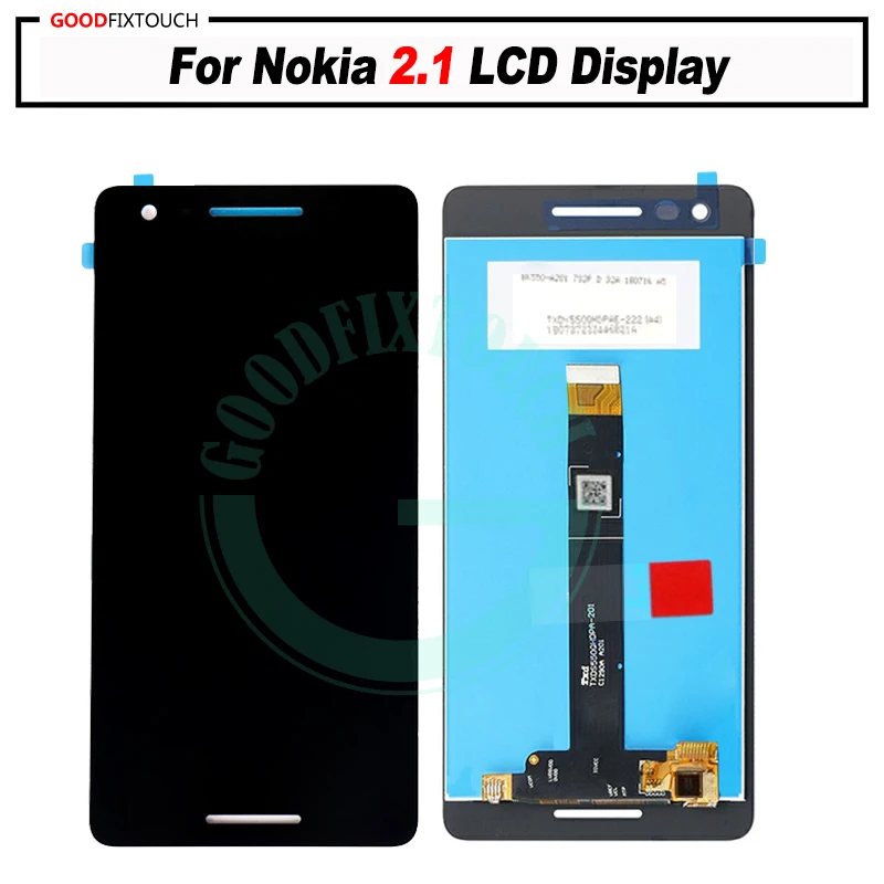 Для Nokia 2 1 ЖК дисплей TA 1080 1084 A 1086 1092 Дисплей сенсорный Экран отличные запасные