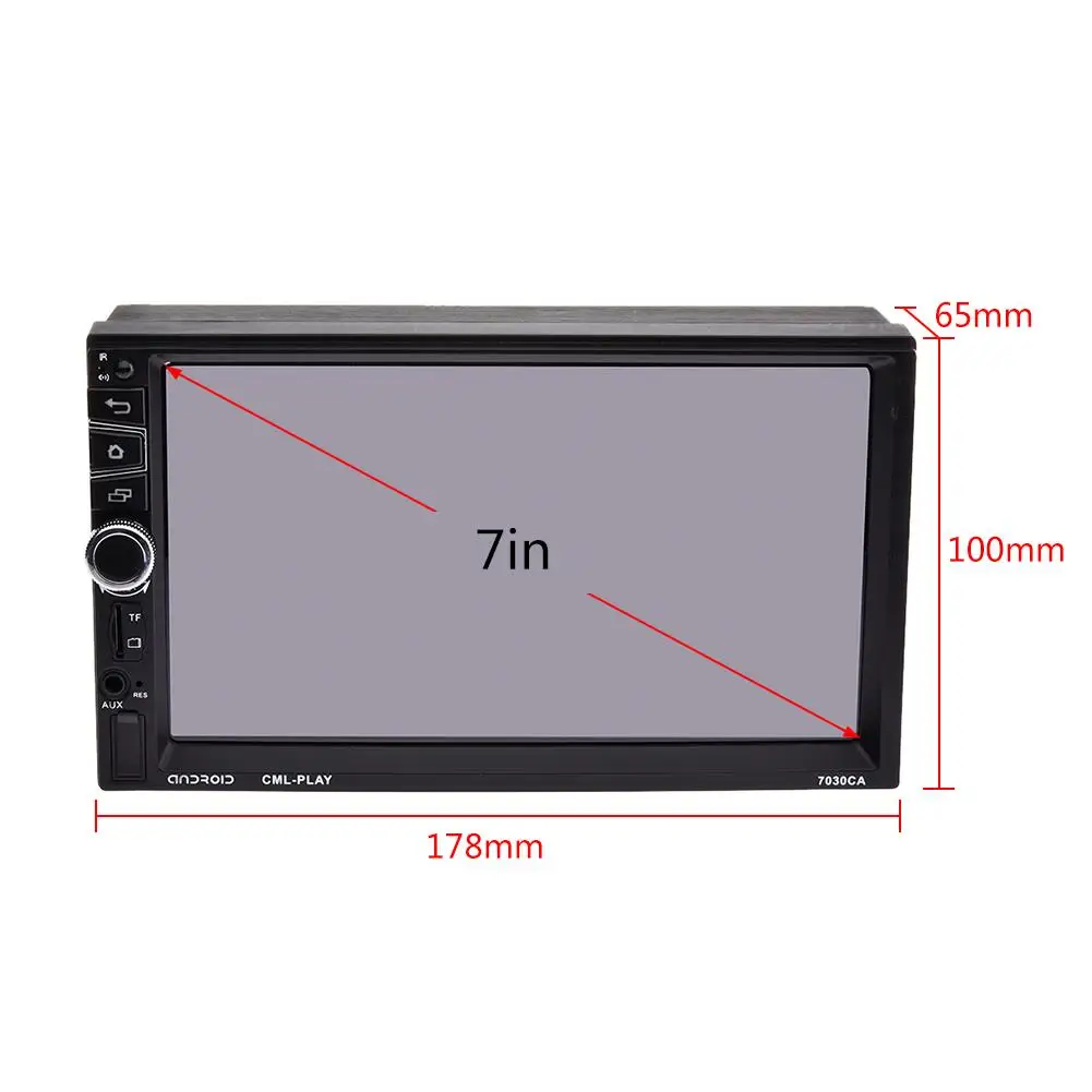 7 дюймов Android 5 1 автомобильный MP5 плеер Full HD 1080P автомобиль 2 Din Bluetooth gps навигатор