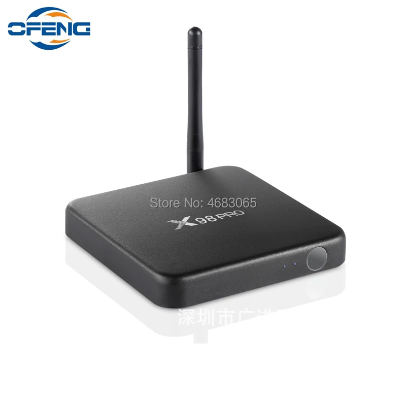 Приставка Смарт ТВ X98 PRO Android 6 0 2 + 16 ГБ Amlogic S912 8 ядер 4/5 ГГц Wi Fi|ТВ-приставки и