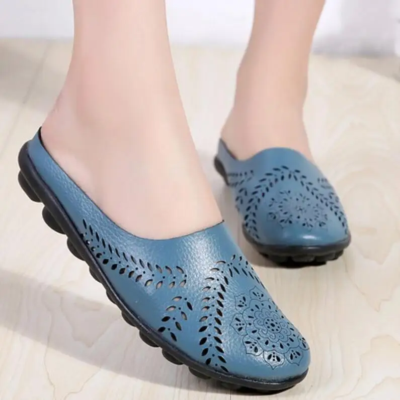 Женские тапочки zapatos mujer Шлепанцы Обувь с круглым носком Женская повседневная