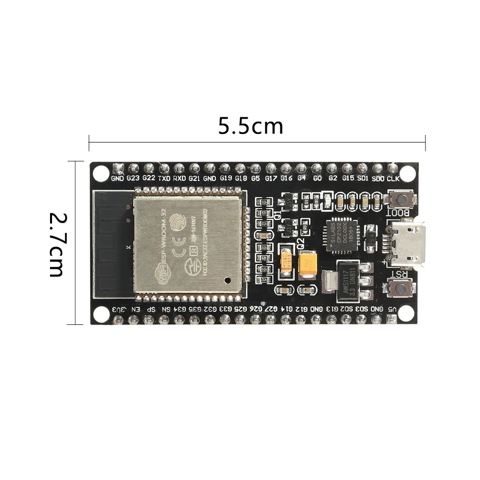 ESP32 ESP 32 плата разработки беспроводной WiFi Bluetooth двухъядерный CP2102 фильтры модуль