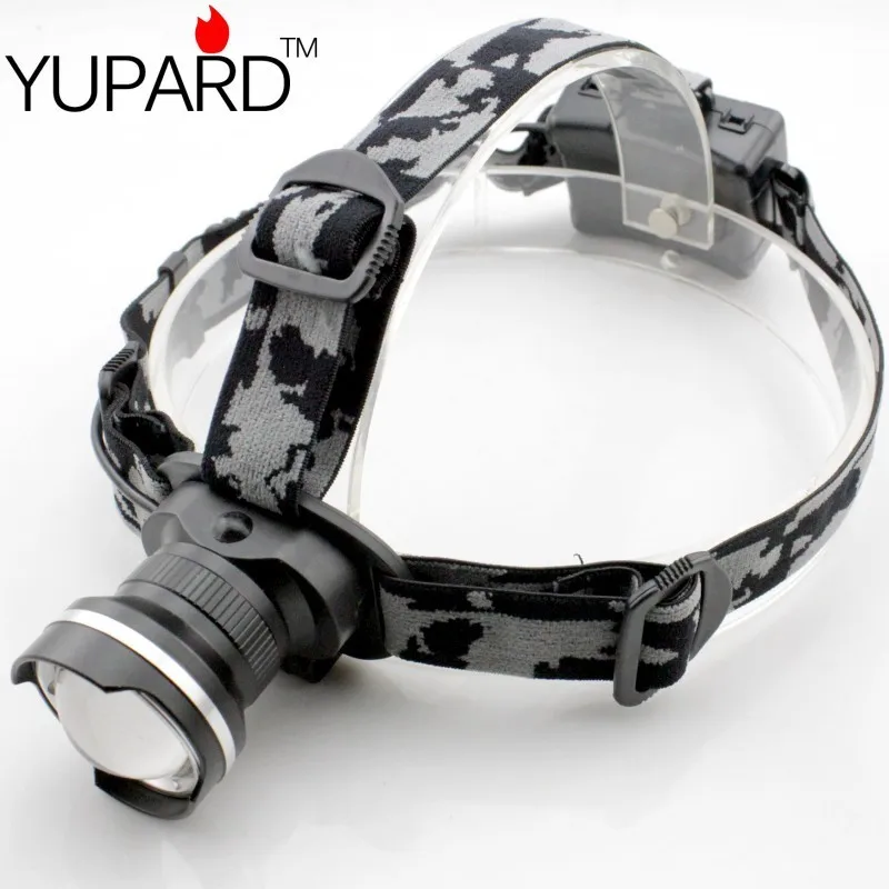 Светодиодный налобный фонарь YUPARD XML T6 3 режима водонепроницаемый с фокусировкой