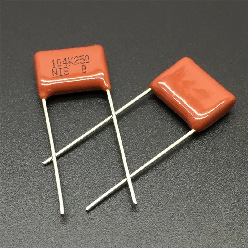

10Pcs/100Pcs Japan NISSEI CBB capacitor MMH 250V 104 K 10% 0.1uF 100nF Pitch=10mm Metallized polyester film capacitor
