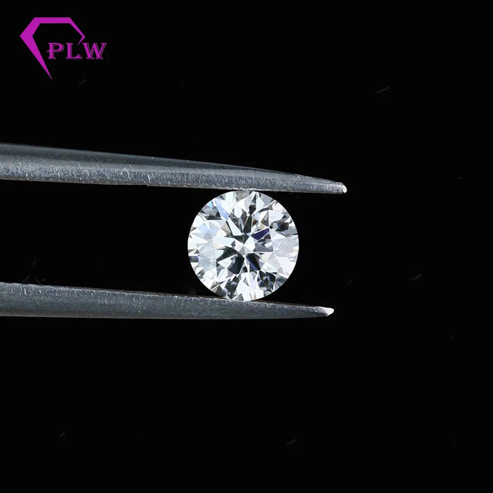 Включая сертификацию Provence Jewelry D Color 1 2 ct 7 мм Moissanite Brilliant 3 EX Cut Lab Grown Gem Для кольца
