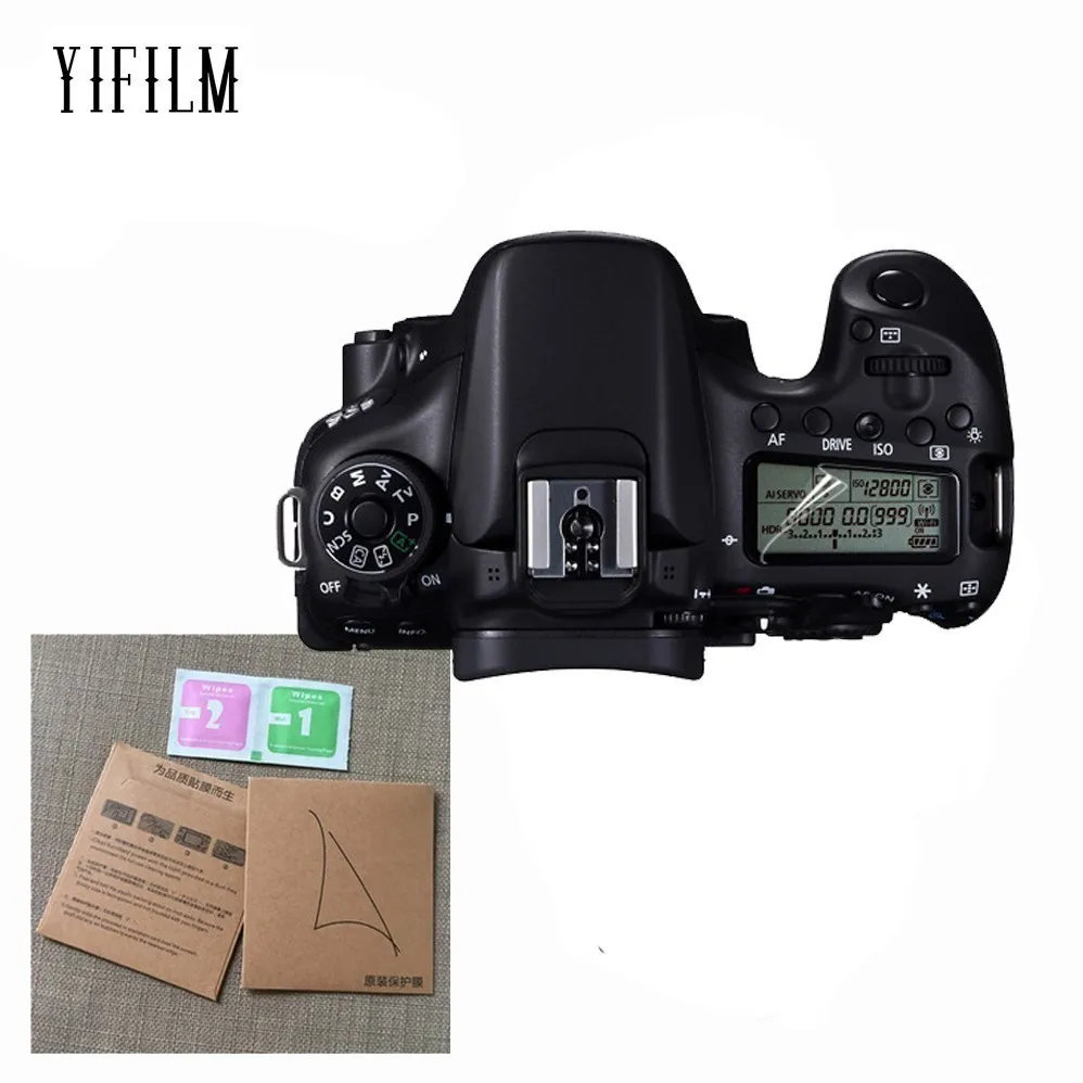 2 шт. ЖК панель для Canon EOS R R5 77D 9000D 70D 80D 90D 6D 5D III IV 5DS Mark II 7D 760D|Защита экрана| |
