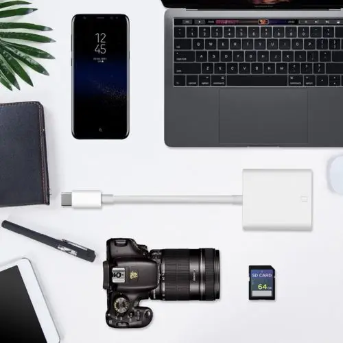 USB 3,1 type C USB-C для SD устройство чтения карт памяти адаптер кабель для Macbook samsung