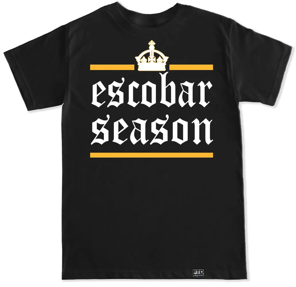 ESCOBAR сезон NAS NASIR ILLMATIC хип хоп Рэп NY JAY Z BIGGIE STILLMATIC летняя футболка с круглым вырезом