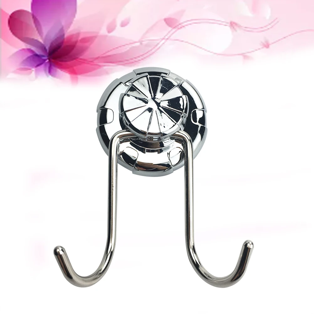 2 шт. крючок на присоске легко установить из нержавеющей стали