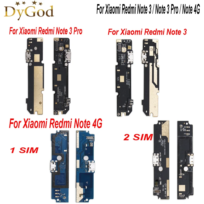 Плата DyGod для Xiaomi Redmi Note 3 Pro Prime модуль с USB портом зарядки гибкий кабель