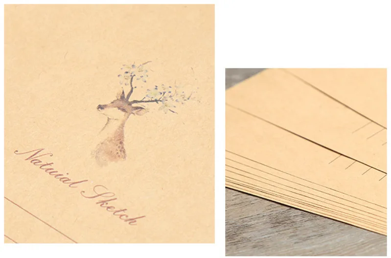 10 шт./компл. большая открытка письмо канцелярская бумага крафт Свадебный конверт