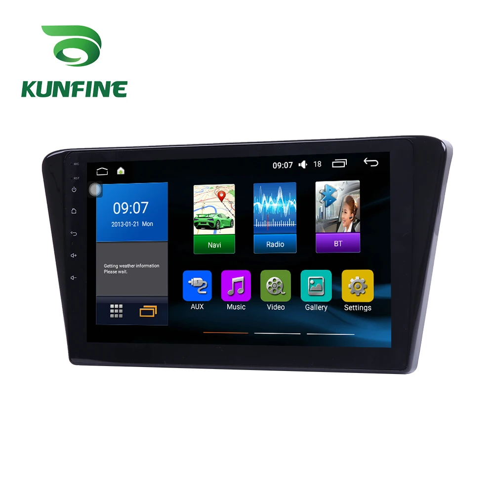 Восьмиядерный 1024*600 Android 8 1 автомобильный DVD GPS навигационный плеер Deckless стерео для