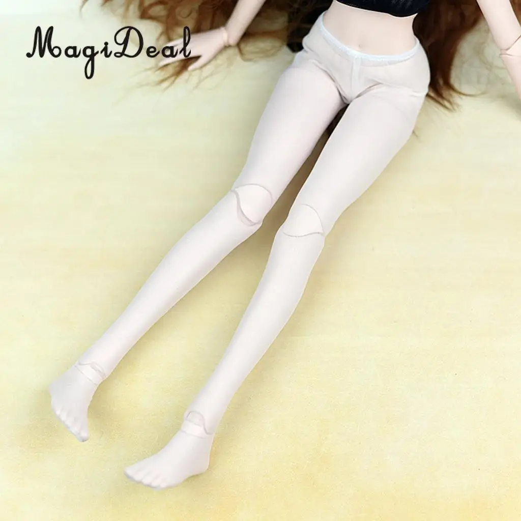 Белые 60 см чулки для кукол высокие эластичные носки леггинсы 1/3 BJD куклы девочек