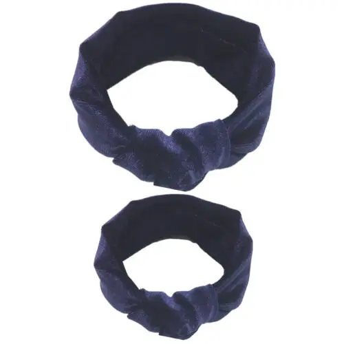 Новая мода 2 шт./компл. повязка на голову для мамы и дочки детей с узлом маленьких