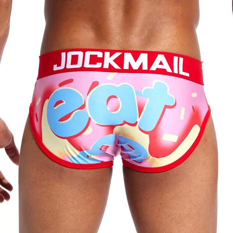 JOCKMAIL бренд низкая талия сексуальное мужское нижнее белье трусы cuecas гей пенис