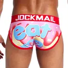 JOCKMAIL бренд, низкая талия, сексуальное мужское нижнее белье, трусы cuecas, гей, пенис, чехол, Слип, homme, гей, мужское нижнее белье, дышащие мужские трусы