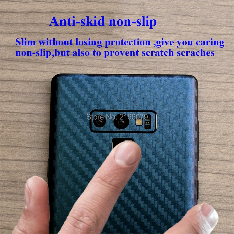3D градиентная задняя панель из углеродного волокна для Samsung Galaxy Note 9 8 Note9 Note8