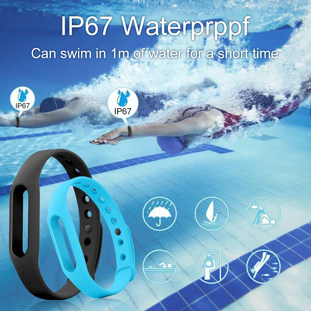 XMi Band 2 Silicone Wrist Strap for Xiaomi Mi Smart Watch Xaomi Xiomi miband band2 Replacement Bracelet Accessories | Электроника