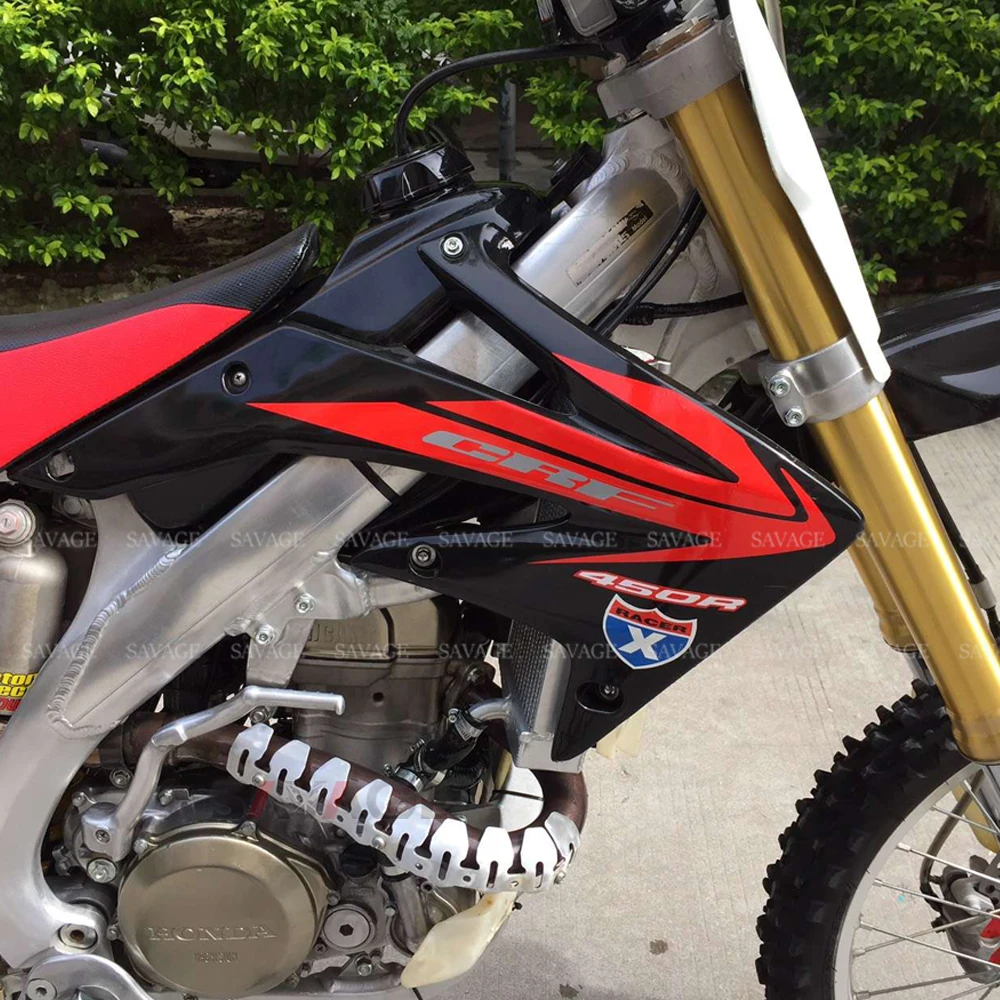 Защитный экран для выхлопа мотоцикла Honda Crf250l Crf250r Crf250x Crf450x Crf450r 2005 2019|Накладки и
