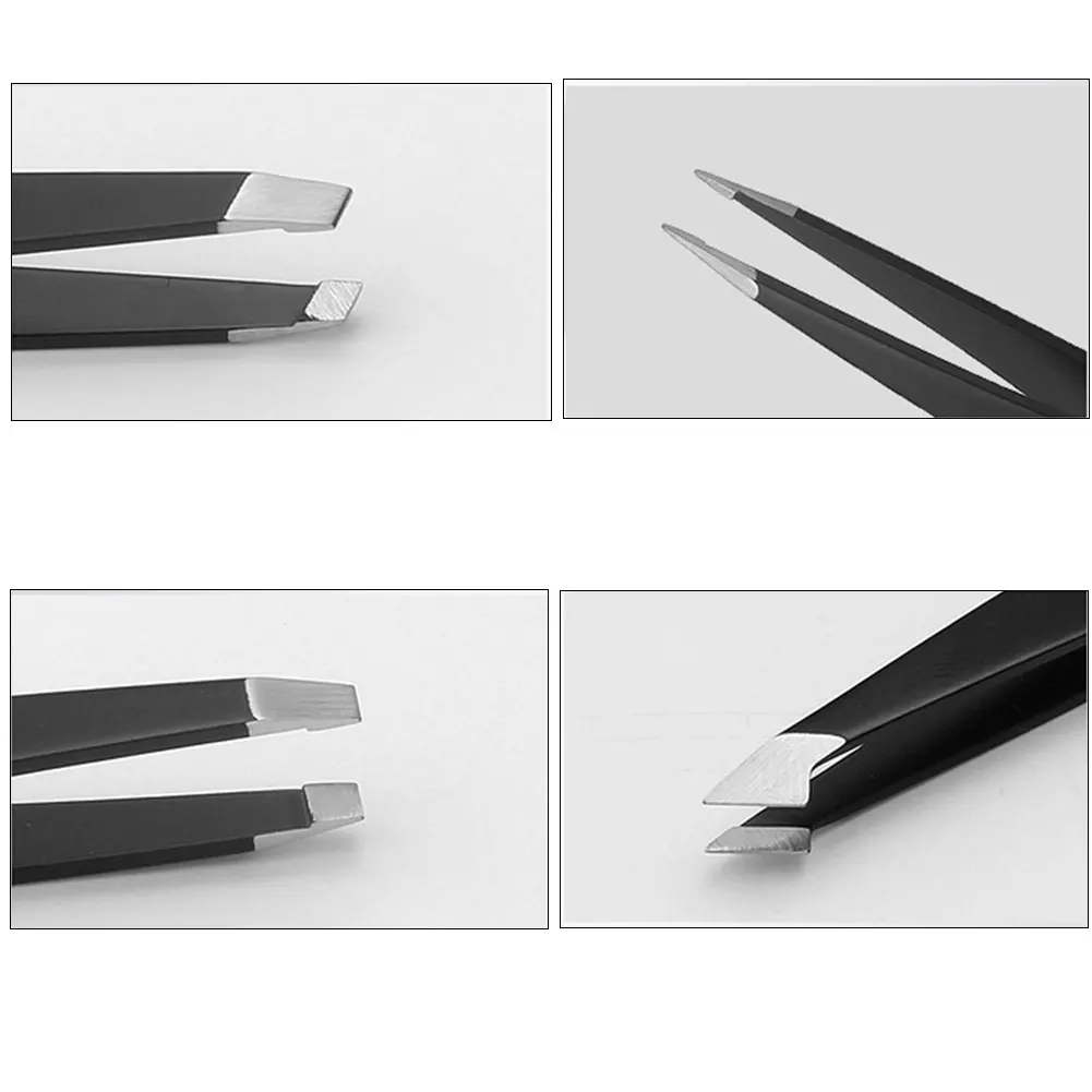 Набор из 4 предметов зажим нержавеющей стали косметические щипцы для бровей