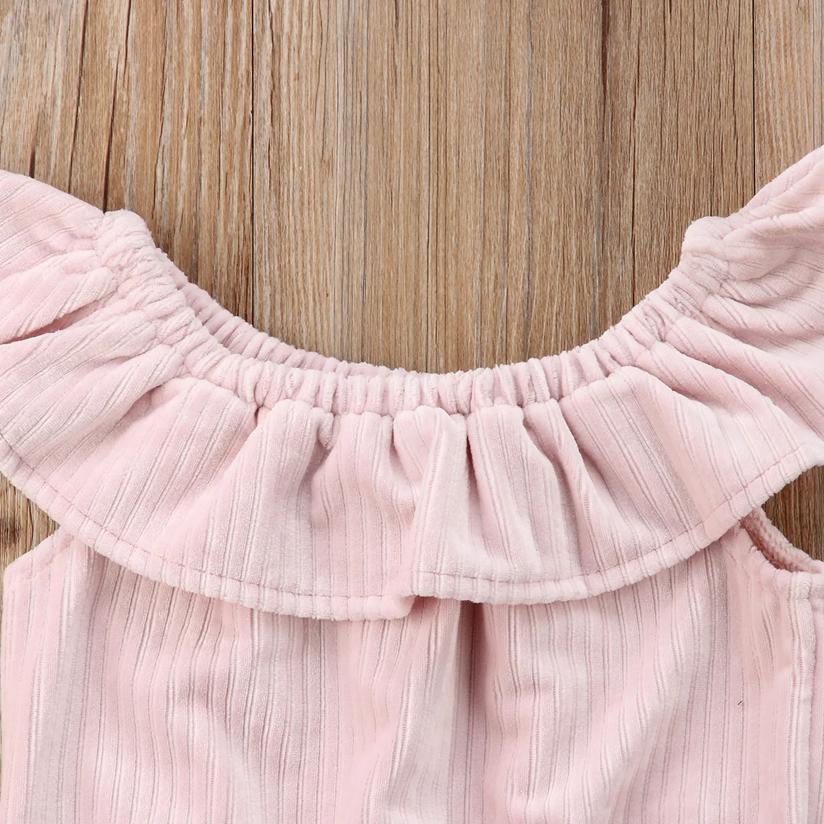 Emmababy летние Дети детская одежда для малышки без рукавов с рюшами Короткие топы