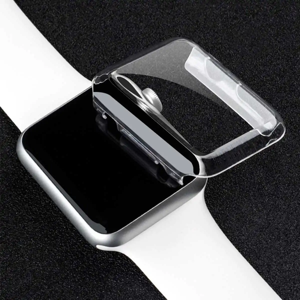 4H 0 8 мм прозрачный чехол Защитная пленка для экрана Apple watch Защитные чехлы часов