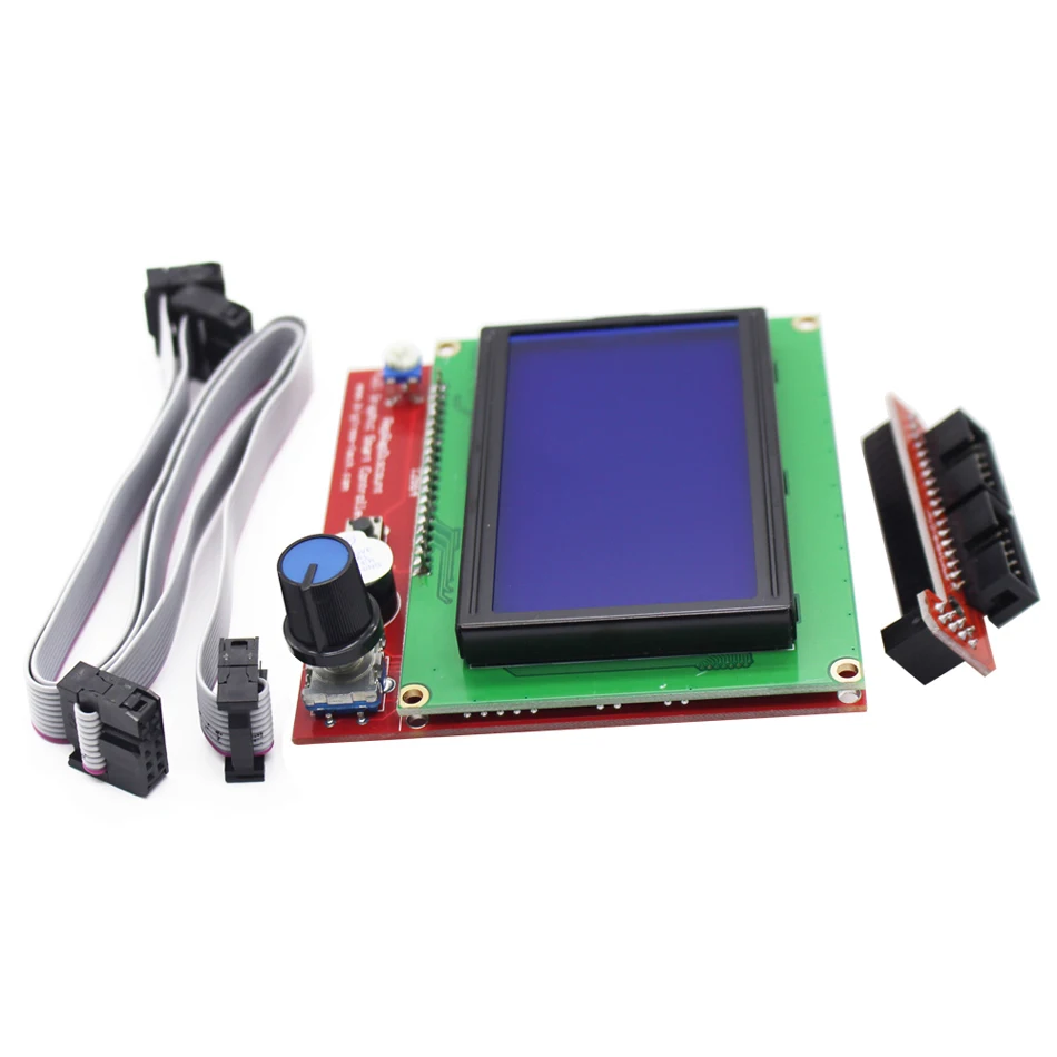 Новый контроллер LCD12864-1 шт. плата переключателя-1 кабель 2 30 см панель управления