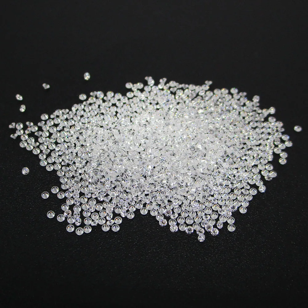 

1000pcs/lot 5A Quality White Cubic Zirconia Stone 0.8~4.0mm Round Cut Loose CZ Stone Synthetic Gems For Jewelry