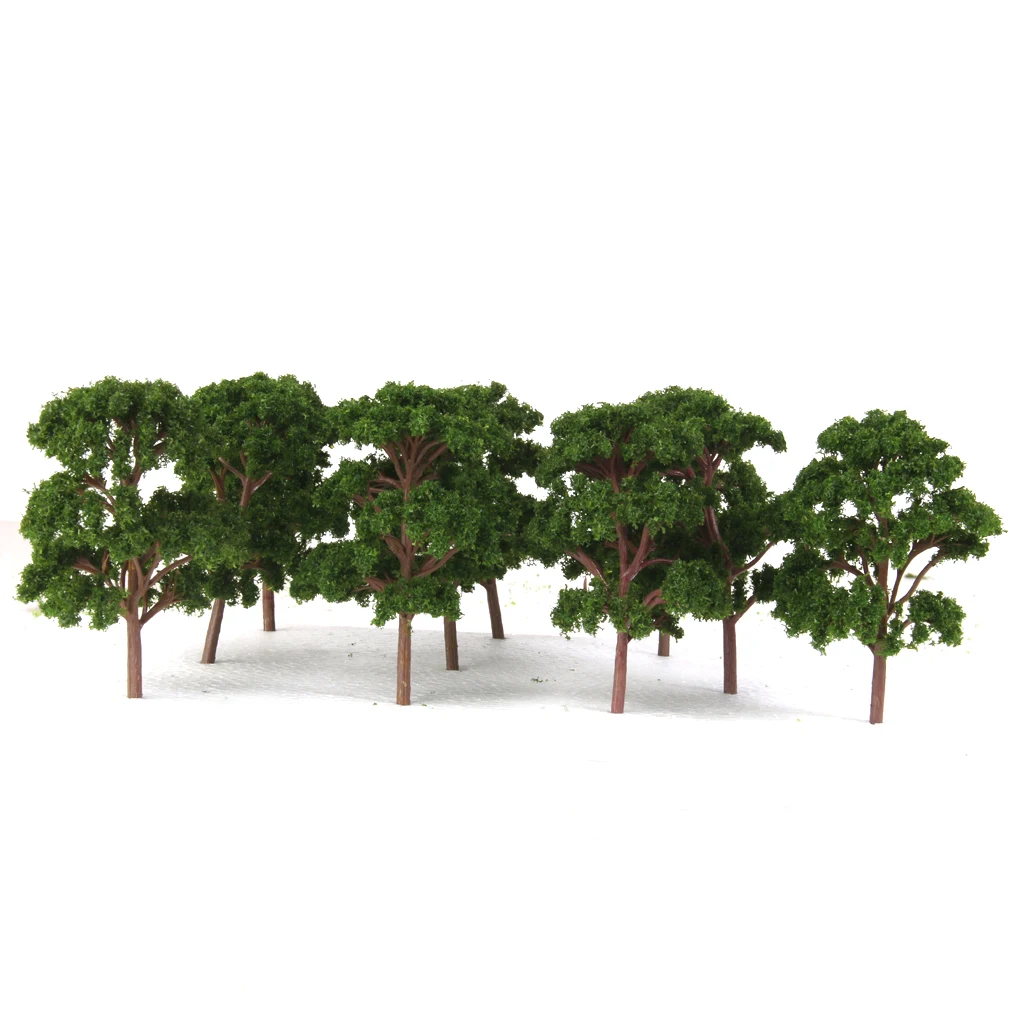 

MagiDeal Painted Bench Passenger Tree Lamppost Models Toy HO for lway Scenery Train RaiDiorama Landscaping