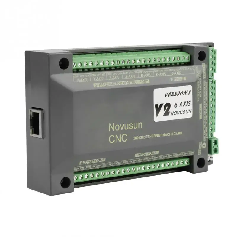 Плата управления NVEM CNC MACH3 6 осей интерфейс Ethernet плата движением с кабелем 2 м/6 56