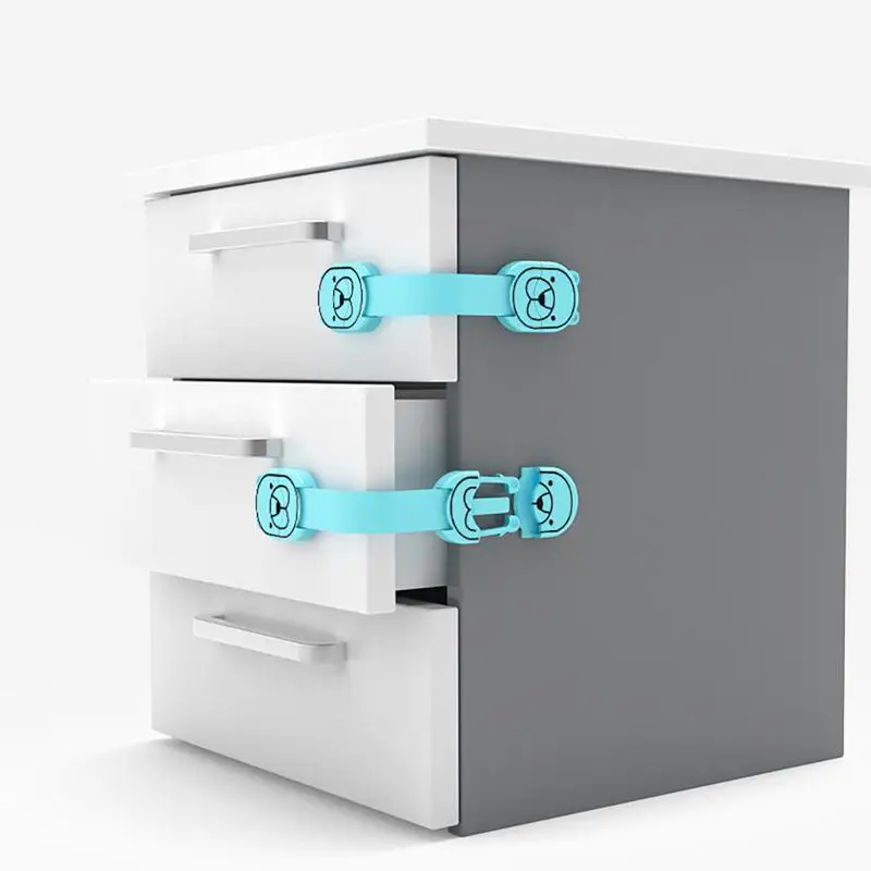 

Multifunctional Dual Button Safety Lock Protection Drawer Refrigerator Closestool Cabinet Safety Lock FOR Children Baby