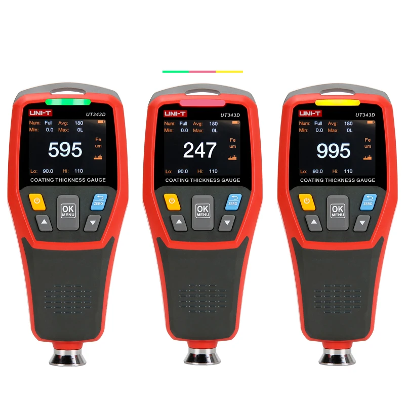 UNI-T UT343D толщиномер покрытия; 500 наборов хранения данных/USB передачи данных