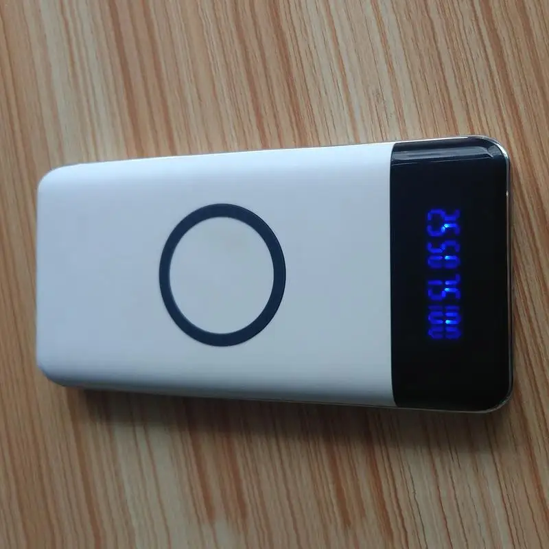 Горячая Распродажа Qi Беспроводная зарядка 10000mAh портативное зарядное устройство