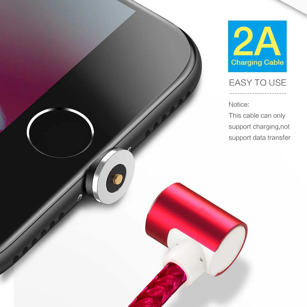 KISSCASE Магнитная мобильного телефона Кабели для Iphone Micro Тип usb C USB зарядный кабель