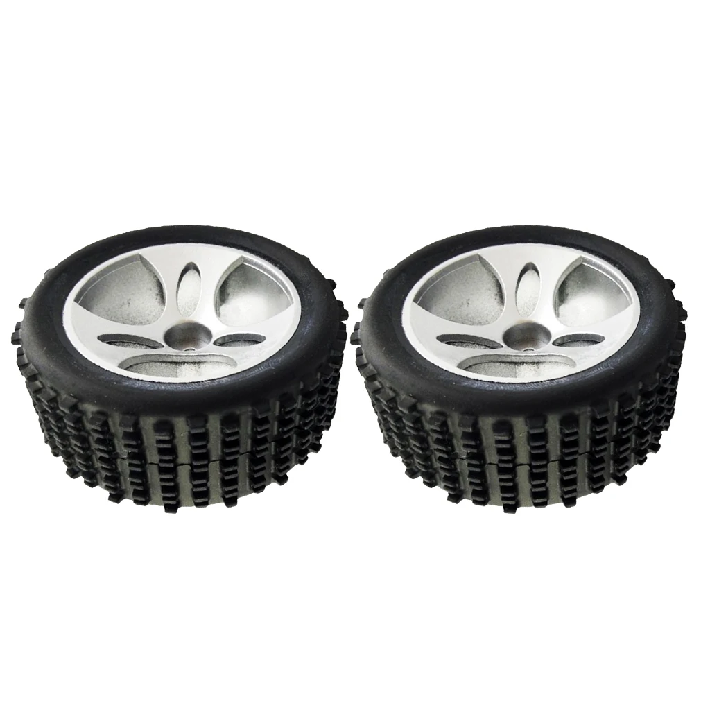 2 шт. черные пластиковые колеса с шестигранным ободом шины для Wltoys A959 RC Гусеничный