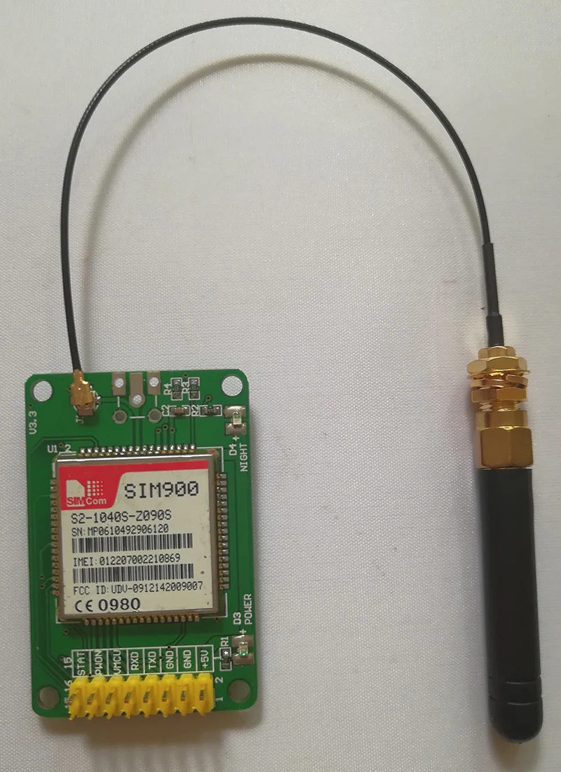 Плата для разработки модуля SIM900 GPRS промышленный диапазон GSM MMS позиционирования