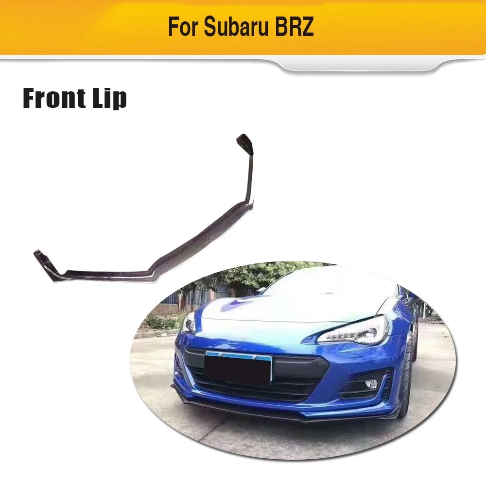 

Для Subabu BRZ 2017 2018 Base TS Sport-tech Limited Premium 2 Door Coupe углеродное волокно передний бампер для губ