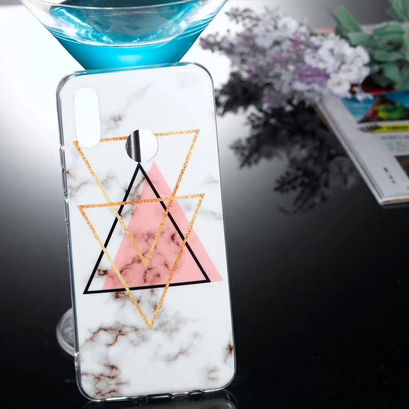 Marble Phone Case For Huawei Nova 3i P smart Plus Cover Y9 2019 Enjoy 9 INS Style Unicorn TPU Silicon |