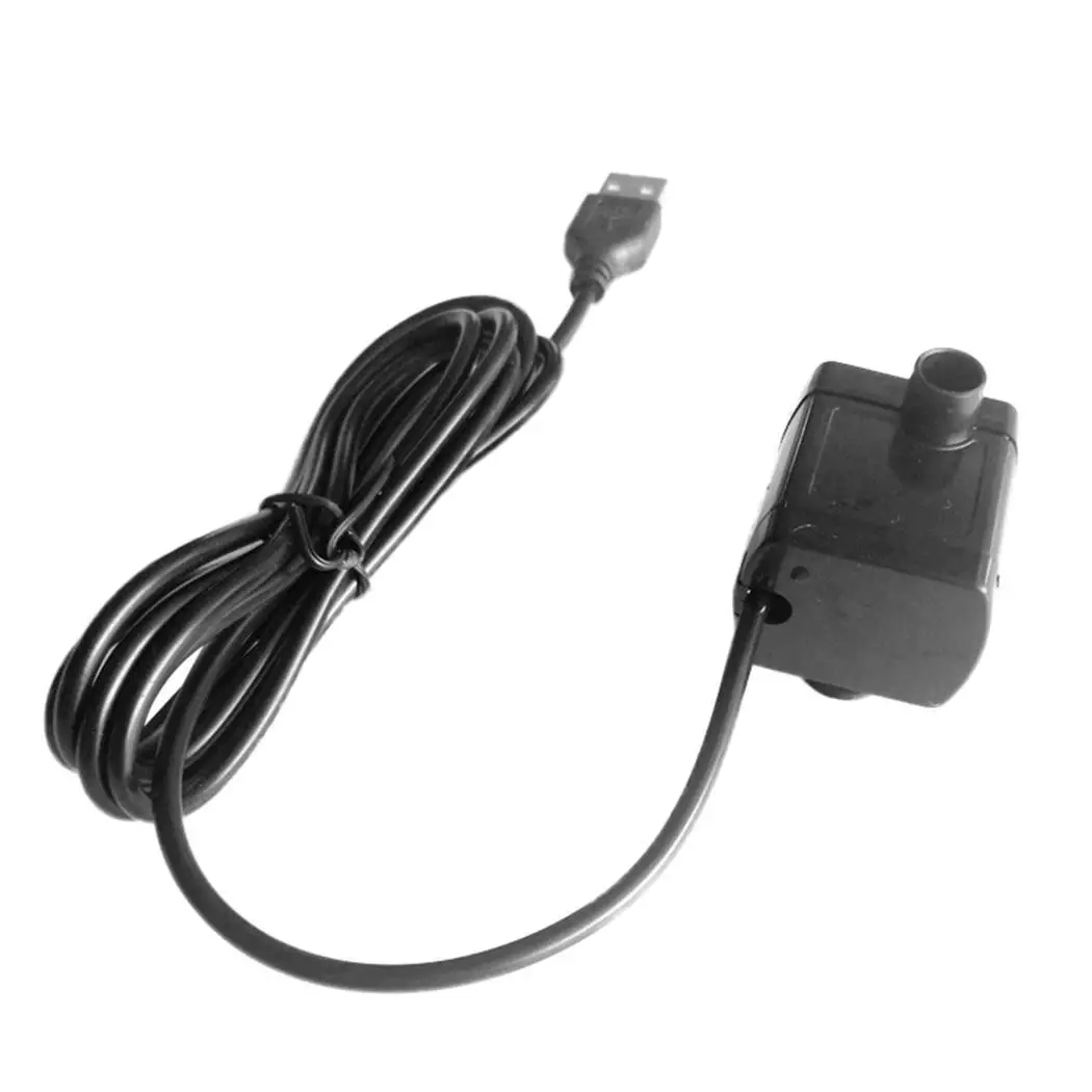 DC 5V USB микро погружной водяной насос 8 мм/0 3 дюйма 10 4 DC5V для аквариума 1 5 м/59