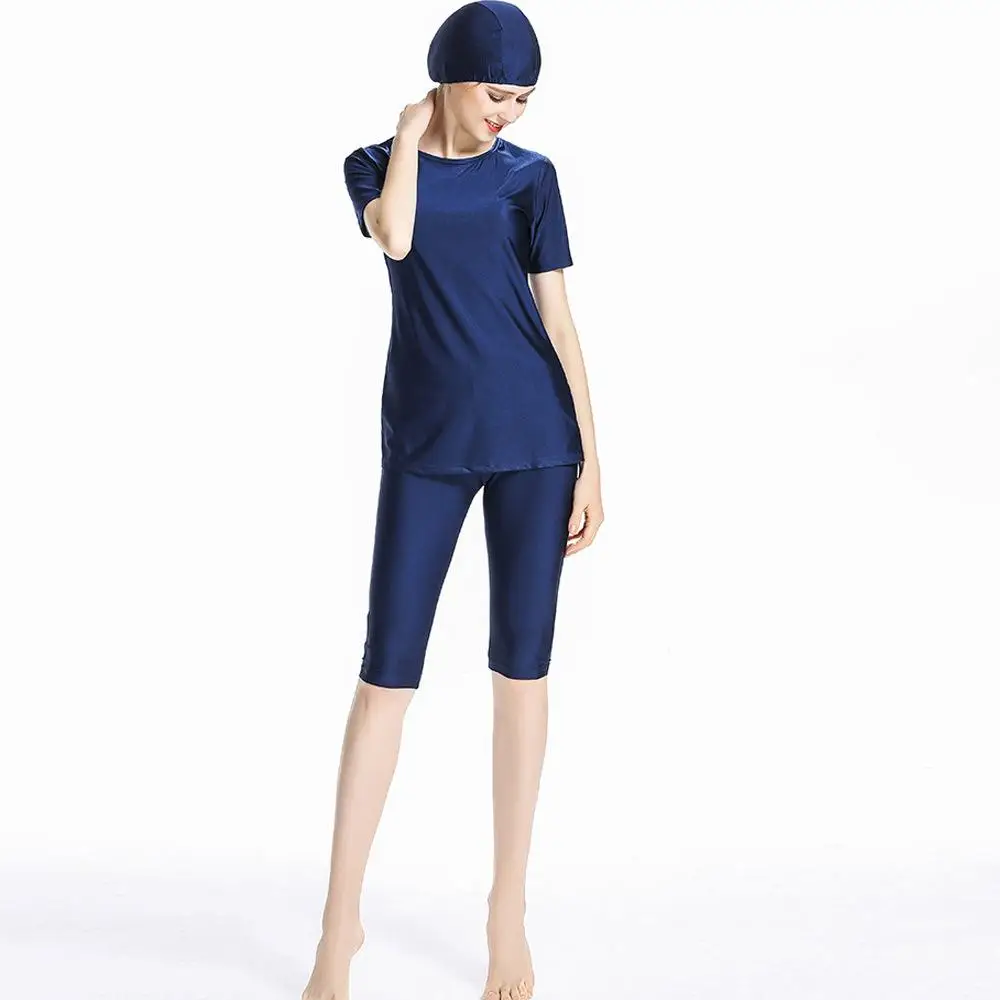 3 шт. скромный Burkini купальник Мусульманский Исламский купальный костюм хиджаб