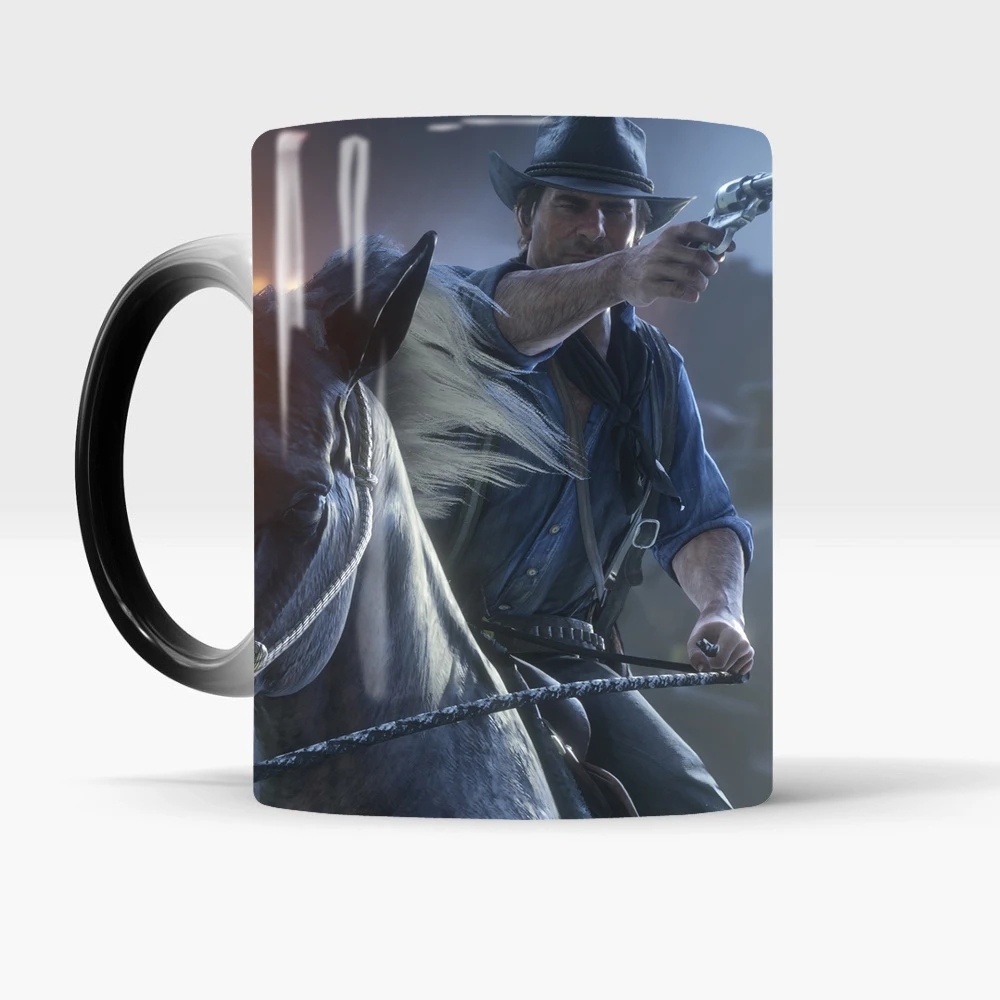 Красный изображения из фильма Red Dead Redemption 2 PS4 Magic чашки для напитков Чай