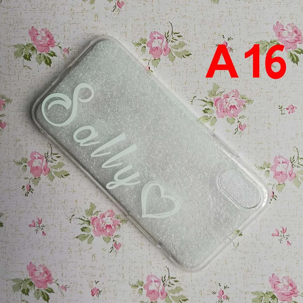 DIY ваше имя или фото для iPhone X XR XS Max 8 7 Plus 6 6S 5 5S SE Samsung S8 S9 S7 Edge мягкий чехол телефона