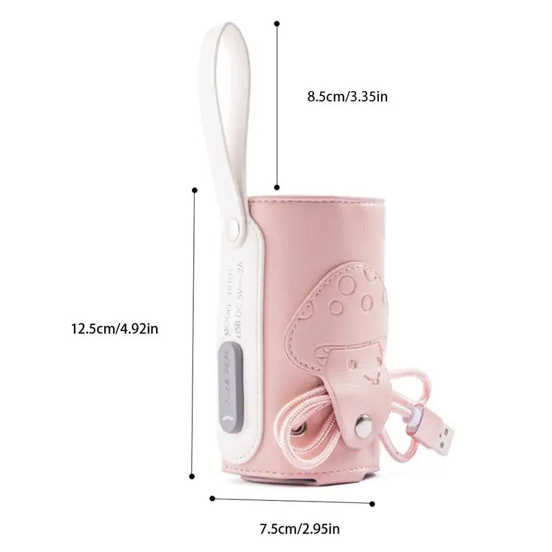 

Nursing Bottle Insulation Cover Universal Heating Sleeve USB Charging Constant Temperature PPSU Milk Bottle Feeder Heater P4R