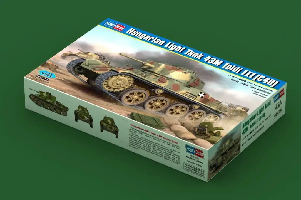 Набор Модель Hobbyboss 82479 1/35 венгерский светосветильник бак 43 м Toldi III (C40)|Наборы для