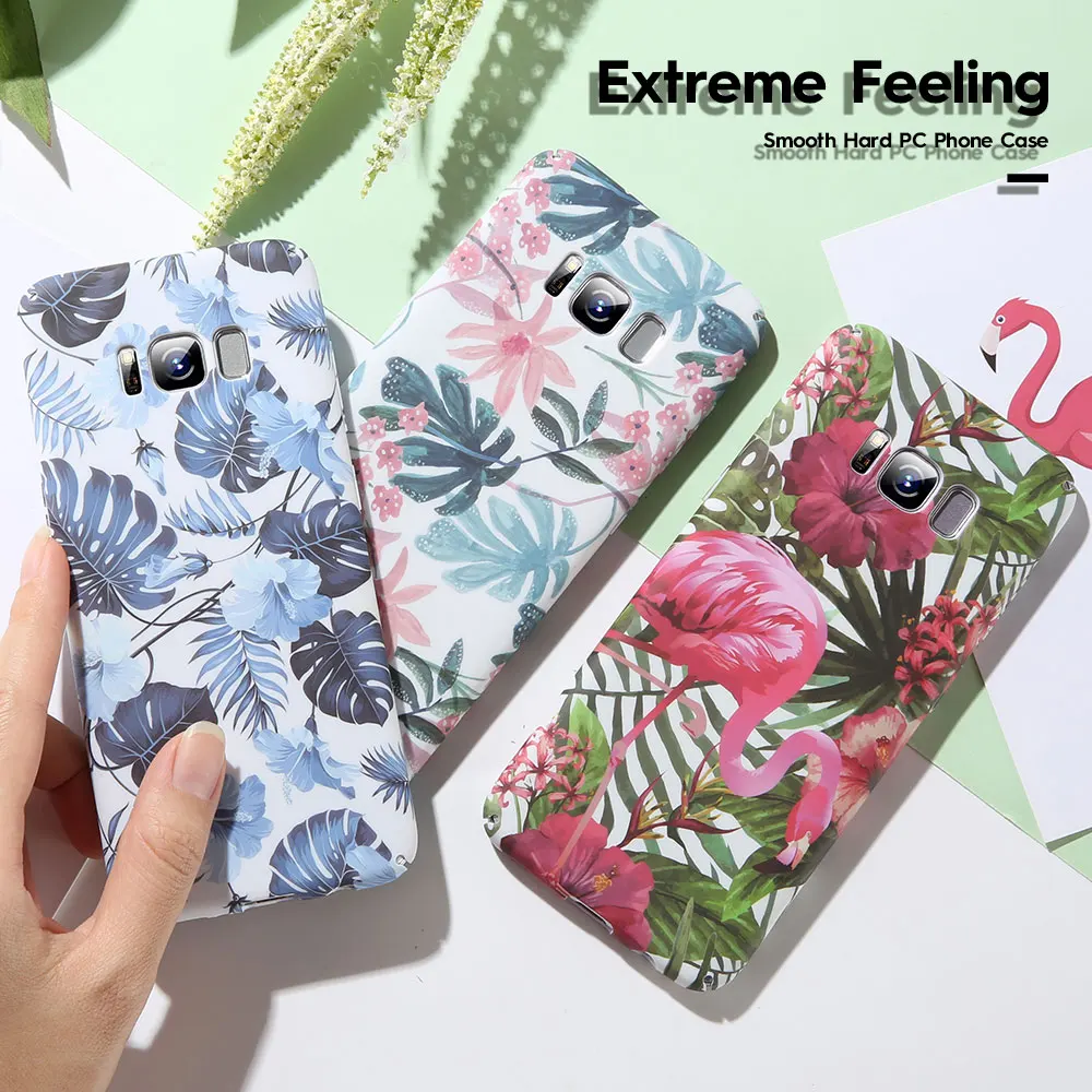 Чехол KISSCASE с цветочным узором для Samsung Galaxy S10 plus S10e S9 S8 PLUS NOTE 9 8 жесткий чехол