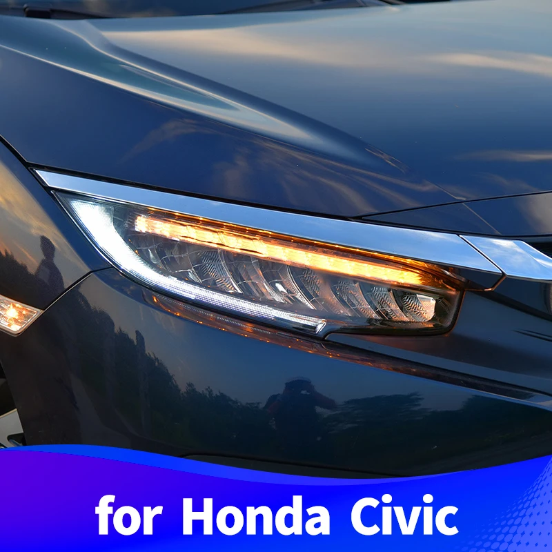 Головной светильник в сборе для Honda Civic 2016 2020 полный светодиодный источник