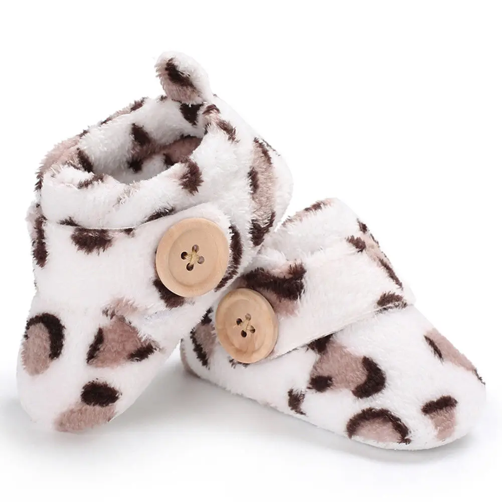 Противоскользящие носки для новорожденных носки-тапочки новорожденного теплые