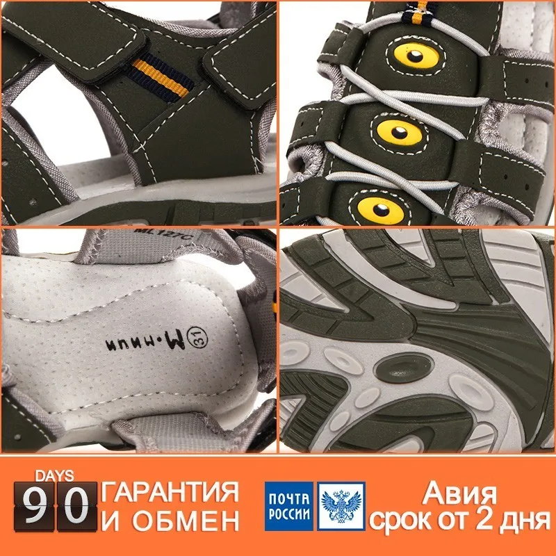 

MMnun 3=2 Sandal For Children Sandals For Boys Orthopedic Kids Shoes Children Shoes Ankle Wrap Sandals Boys Size 26-31 ML127