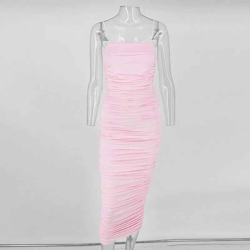 Женское облегающее платье COSYGAL однотонное платье-карандаш без рукавов на