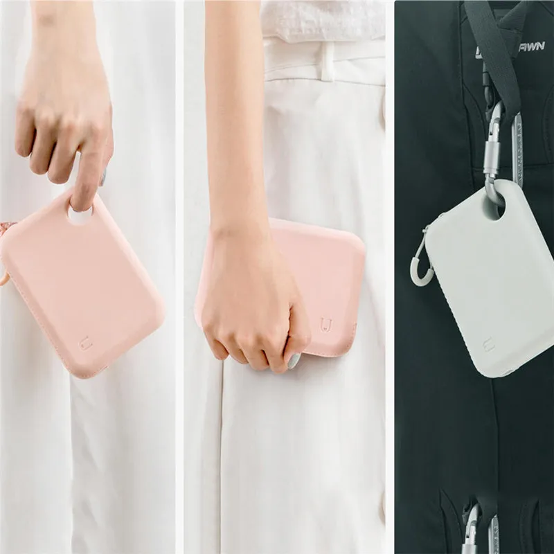 Xiaomi Mijia силиконовый портативный на молнии сумка для хранения кошелек легкий