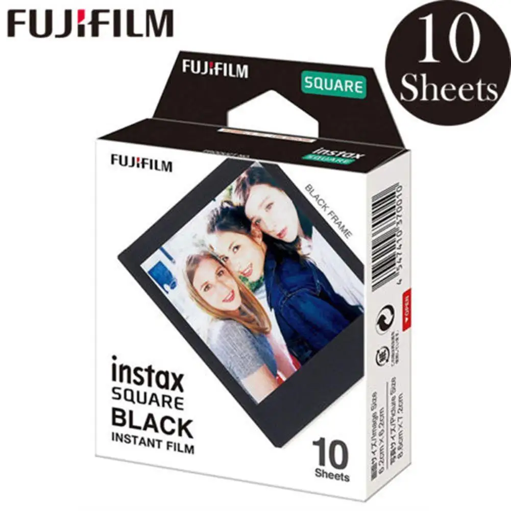 Фотобумага для Fujifilm Polaroid белая/черная фотобумага с квадратной пленкой Instax